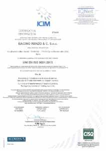 CERTIFICATO ICIM-2018